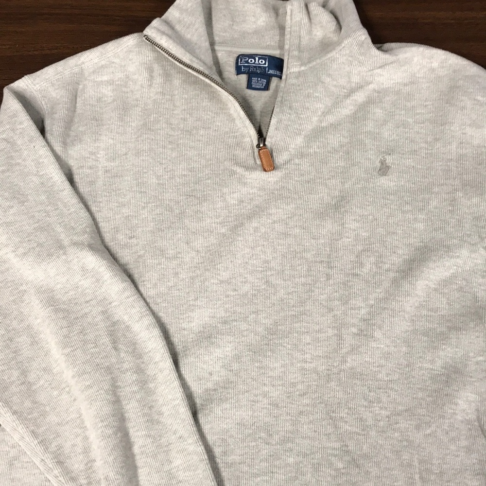 Polo quarter zip sweater